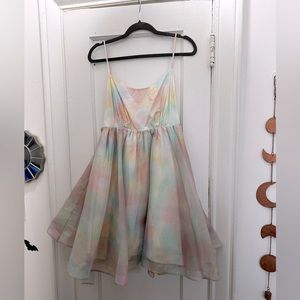 Selkie Rainbow Chalk Empress Dress 🌈